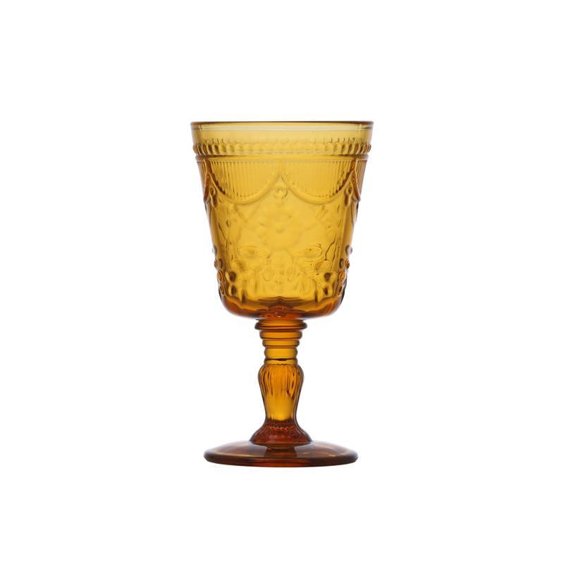 Rental store for DEBUTANTE AMBER GOBLET 10 OZ  25 in Cary NC